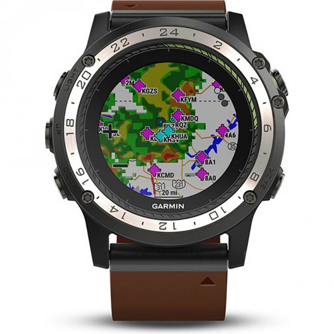 Часы GARMIN D2 Charlie с кожаным ремешком 010-01733-31