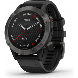 Часы GARMIN FENIX 6 PRO BLACK WITH BLACK BAND Часы GARMIN FENIX 6 PRO BLACK WITH BLACK BAND