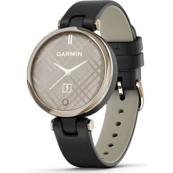 Часы GARMIN LILY EMEA CREAMGOLD BLACK LEATHER 010-02384-B1
