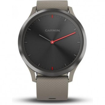 Часы GARMIN VIVOMOVE HR черные с песочным ремешком