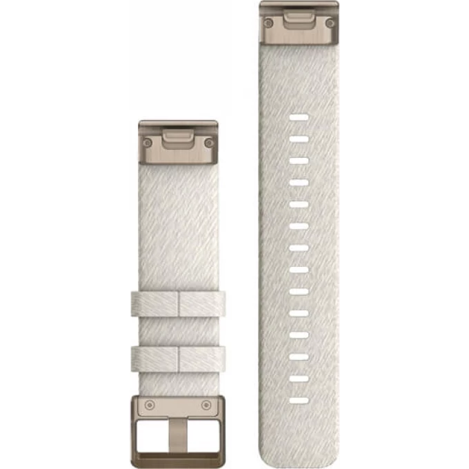 Ремешок GARMIN QUICKFIT 20 для часов Fenix 7S/Pro/6S/5S, Epix Pro (Gen 2) | 42 мм, Instinct 2S кремовый с застежкой кремовое золото 010-13102-07