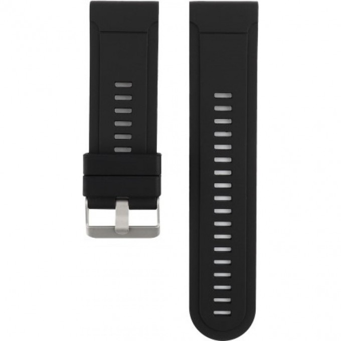 Ремешок сменный для GARMIN FENIX 6S 20MM BLACK SILICONE (LARGE) 010-12942-00