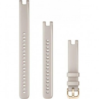 Ремешок сменный GARMIN LILY BANDS (14 MM), LIGHT SAND WITH ROSE GOLD HARDWARE