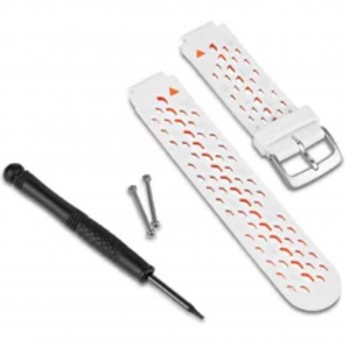 Ремешок сменный (пластик) бело-оранжевый GARMIN для Forerunner 620