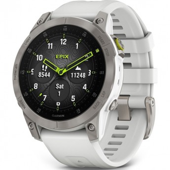 Смарт-часы GARMIN EPIX 2 Sapphire Carrera White-Titanium