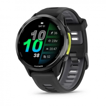 Смарт-часы GARMIN FORERUNNER 970 карбоново-серый DLC титан/черный